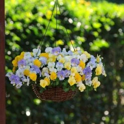 Pastel Pansies - Easyplanter For Hanging Baskets & Patio Pots |