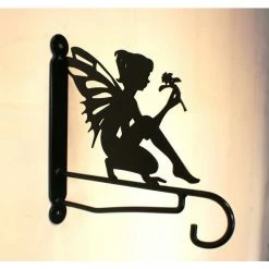 Ornamental Garden Fairy With Flower Bracket