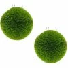 Pair Of 28cm Artificial Topiary Grass Balls By Primrose™ -Plants outlet store DF2715PAIR main image 2603
