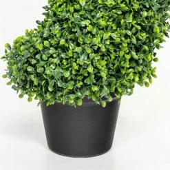 90cm Artificial Topiary Buxus Spirals By Primrose™ - Box Topiary - Pair -Plants outlet store DF2779PAIR add image 2 ce6d