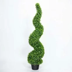 120cm Artificial Topiary Buxus Spiral By Primrose™ - Box Topiary -Plants outlet store DF2780 add image 2 03d5