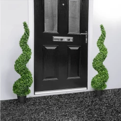 120cm Artificial Topiary Buxus Spiral By Primrose™ - Box Topiary -Plants outlet store DF2780 add image 3 6989