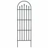 French Arch Trellis With Finials, Black -Plants outlet store DF3025 main image 5e39