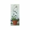 H101cm X W25cm Perching Birds Pot Trellis In Black