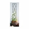H116cm X W20cm Contemporary Pot Trellis In Black