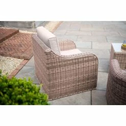 Classic Rattan 4 Seater Garden Sofa Set With Coffee Table By Primrose Living -Plants outlet store DSC 2893 9a28