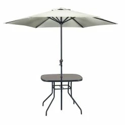 Hadleigh 4 Seater Garden Dining Furniture Set In Grey By Hectare® 14 Hadleigh 4 Seater Garden Dining Furniture Set In Grey By Hectare® -Plants outlet store FU10018GRY add image 3 e9e6