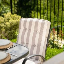 Hadleigh 4 Seater Garden Dining Furniture Set In Grey By Hectare® 16 Hadleigh 4 Seater Garden Dining Furniture Set In Grey By Hectare® -Plants outlet store FU10018GRY add image 5 e258