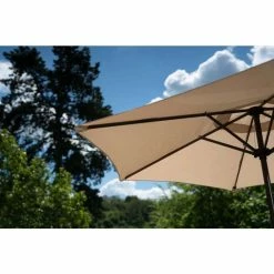 Hadleigh 2.7m Steel Crank Parasol In Ivory (Parasol Only) By Hectare® -Plants outlet store FU10019C 1 01e8