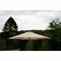 Hadleigh 2.7m Steel Crank Parasol In Ivory (Parasol Only) By Hectare® -Plants outlet store FU10019C 3 1359