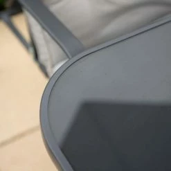 Hadleigh Reclining 6 Seater Garden Dining And Leisure Furniture Set In Grey By Hectare® -Plants outlet store FU10019GRY add image 5 6f00