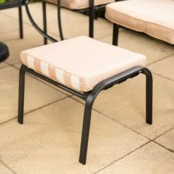 Hadleigh Reclining 6 Seater Garden Dining And Leisure Furniture Set In Beige By Hectare® -Plants outlet store FU10019 add image 8 95d4