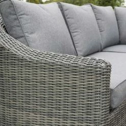Bunbury Five Seater Rattan Corner Set In Grey By Rowlinson -Plants outlet store FU100890 add image 3 21cf