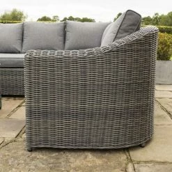 Bunbury Five Seater Rattan Corner Set In Grey By Rowlinson -Plants outlet store FU100890 add image 4 a2e4