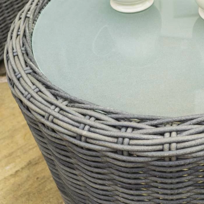 Bunbury Four Seater Rattan Sofa Set In Grey By Rowlinson 7 Bunbury Four Seater Rattan Sofa Set In Grey By Rowlinson - Image 5