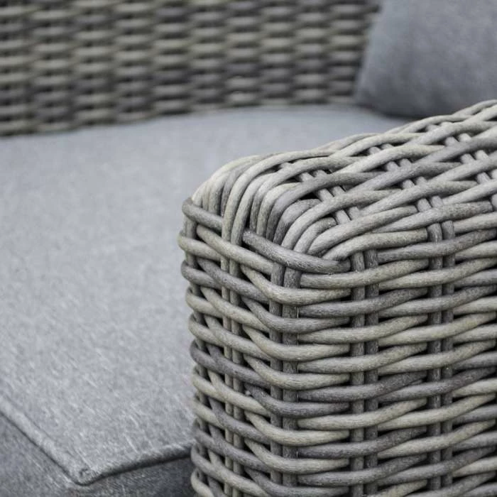Bunbury Four Seater Rattan Sofa Set In Grey By Rowlinson 8 Bunbury Four Seater Rattan Sofa Set In Grey By Rowlinson - Image 6