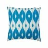45cm Scatter Cushion In Light Blue Pattern -Plants outlet store FU100978 main image c69d