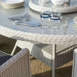 6 Seater Prestbury Round Dining Set By Rowlinson® -Plants outlet store FU101220 add image 2 af0d