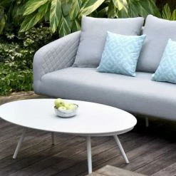 Maze Lounge Ambition Garden 3 Seater Sofa Armchairs And Coffee Table Set In Lead Chine -Plants outlet store FU101526 add image 1 910e