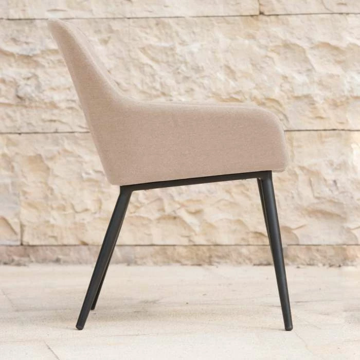 Maze Lounge Zest Garden 6 Seater Oval Dining Table And Chairs Set In Taupe 5 Maze Lounge Zest Garden 6 Seater Oval Dining Table And Chairs Set In Taupe - Image 3