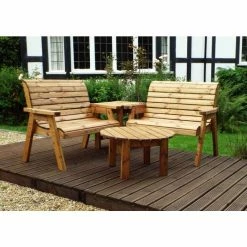 Charles Taylor Wooden Garden 4 Seater Corner Set 5 Charles Taylor Wooden Garden 4 Seater Corner Set -Plants outlet store FU101629 add image 1 6a04