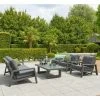 Norfolk Leisure LIFE Alumimium Boston 4 Seat Lounge Set In Lava/Carbon 1 Norfolk Leisure LIFE Alumimium Boston 4 Seat Lounge Set In Lava/Carbon -Plants outlet store FU101706 main image d399