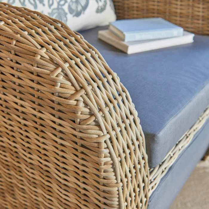 Norfolk Leisure LIFE Rattan Diva 2 Seat Reclining Duo Set In Camel/Carbon 5 Norfolk Leisure LIFE Rattan Diva 2 Seat Reclining Duo Set In Camel/Carbon - Image 3