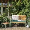Norfolk Leisure Florenity Eucalyptus Verdi 2 Seat Bench In Natural/Green -Plants outlet store FU101744 main image 9001