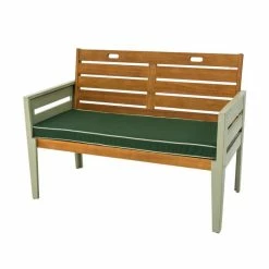 Norfolk Leisure Florenity Eucalyptus Verdi 2 Seat Bench In Natural/Green -Plants outlet store FU101744 rollover image d44b