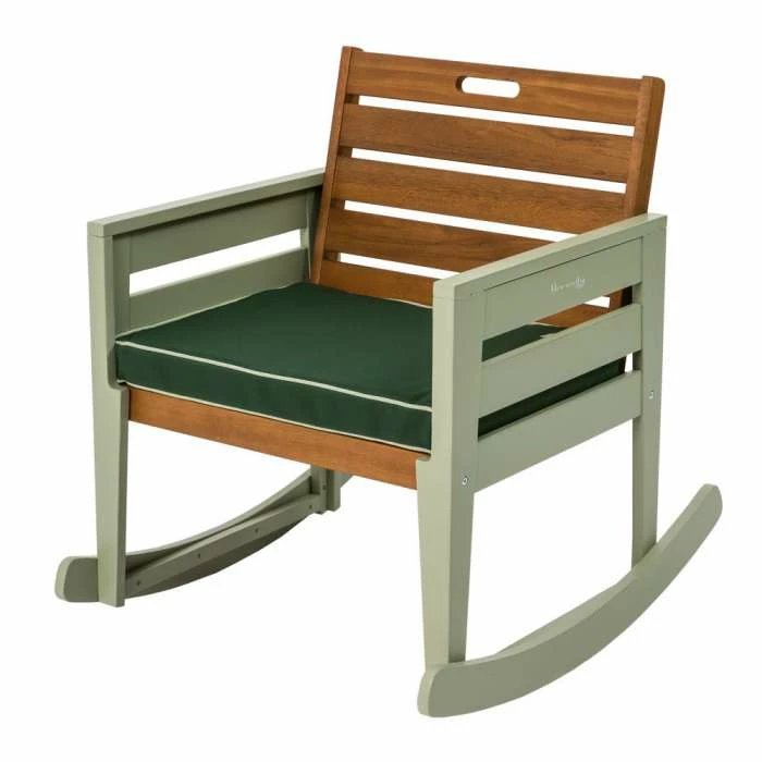 Norfolk Leisure Florenity Eucalyptus Rocking Chair With Pad In Natural 4 Norfolk Leisure Florenity Eucalyptus Rocking Chair With Pad In Natural - Image 2