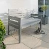 Norfolk Leisure Florenity Eucalyptus Grigio 2 Seat Bench In Grey -Plants outlet store FU101749 main image e150