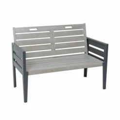 Norfolk Leisure Florenity Eucalyptus Grigio 2 Seat Bench In Grey 5 Norfolk Leisure Florenity Eucalyptus Grigio 2 Seat Bench In Grey -Plants outlet store FU101749 rollover image 6ea5
