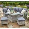 Norfolk Leisure Handpicked Rattan Wroxham 6 Seat Mini Corner In Grey -Plants outlet store FU101827 main image 2b68