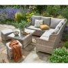 Norfolk Leisure Handpicked Rattan Wroxham 6 Seat Mini Corner In Brown -Plants outlet store FU101828 main image f7ec
