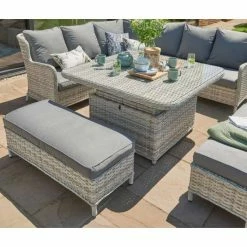 Norfolk Leisure Handpicked Rattan Wroxham 8 Seat Large Corner In Grey -Plants outlet store FU101829 add image 1 81a9