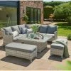 Norfolk Leisure Handpicked Rattan Wroxham 8 Seat Large Corner In Grey -Plants outlet store FU101829 main image 0a79