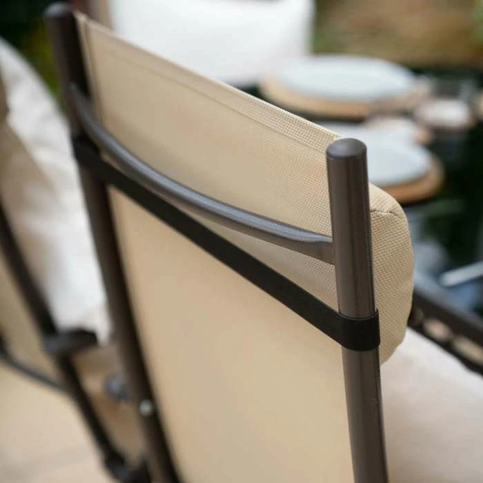 Kennet Reclining 6 Seater Polytex Dining Set In Mocha By Hectare® 8 Kennet Reclining 6 Seater Polytex Dining Set In Mocha By Hectare® - Image 6