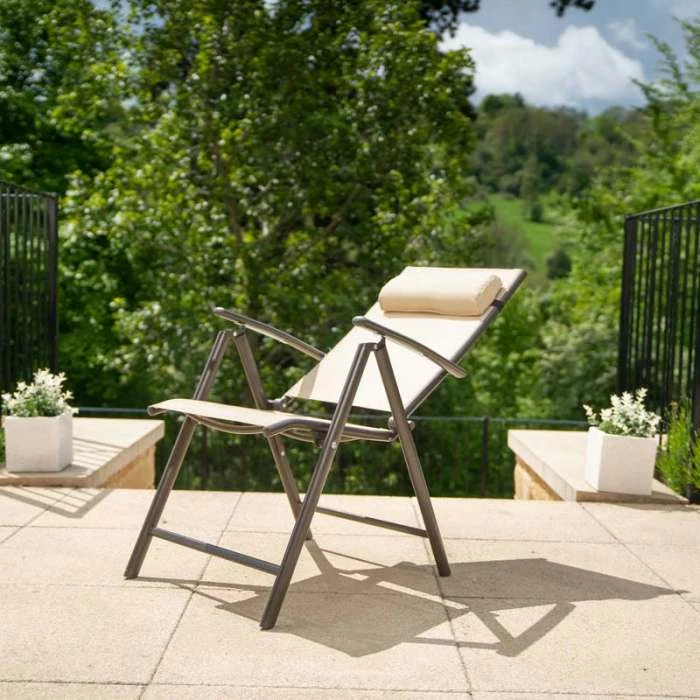 Kennet Reclining 6 Seater Polytex Dining Set In Mocha By Hectare® 9 Kennet Reclining 6 Seater Polytex Dining Set In Mocha By Hectare® - Image 7