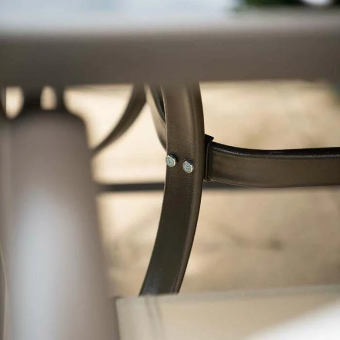 Kennet Reclining 6 Seater Polytex Dining Set In Mocha By Hectare® 10 Kennet Reclining 6 Seater Polytex Dining Set In Mocha By Hectare® - Image 8