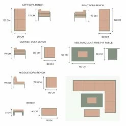 Lifestyle Metal 8 Seater Garden Corner Sofa Set With Rectangular Fire Pit Table By Primrose Living 21 Lifestyle Metal 8 Seater Garden Corner Sofa Set With Rectangular Fire Pit Table By Primrose Living -Plants outlet store FU101977 V2 8365
