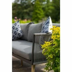 Lifestyle Rattan Rope Detail 5 Seater Garden Corner Sofa Set With Coffee Table By Primrose Living -Plants outlet store FU101979 ChairClose e3ba