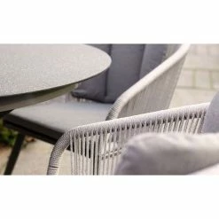 Lifestyle Rope 4 Seater Garden Dining Set By Primrose Living -Plants outlet store FU101980 7 3727