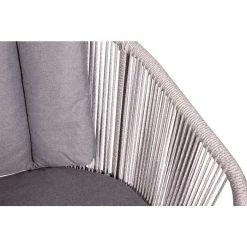 Lifestyle Rope 4 Seater Garden Dining Set By Primrose Living -Plants outlet store FU101980 ChairCloseWhite 0131