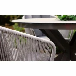 Lifestyle Rope 4 Seater Garden Dining Set By Primrose Living
