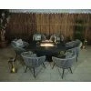 Lifestyle Rope 6 Seater Garden Fire Pit Table Dining Set By Primrose Living 2 Lifestyle Rope 6 Seater Garden Fire Pit Table Dining Set By Primrose Living -Plants outlet store FU101982 FullSet 1f1a