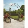 Huntingdon Ornamental Steel Arch & Planter Frames - 2m X 1.1m X 50cm -Plants outlet store FU10203 main image 71f3
