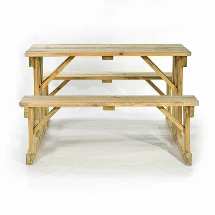 Guernsey 6 Seater Easy Access Walk-in Wooden Picnic Table 5 Guernsey 6 Seater Easy Access Walk-in Wooden Picnic Table - Image 3