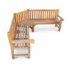 212cm Queensbury Wooden Corner Bench -Plants outlet store FU102061 main image 91df