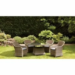 Wentworth 4 Seater Imperial Rattan Dining Set