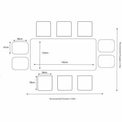 195cm Wentworth 10 Seater Rattan Cube Set -Plants outlet store FU102079 add image 4 4621